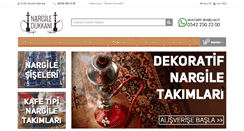 Desktop Screenshot of nargiledukkani.com