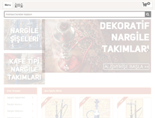 Tablet Screenshot of nargiledukkani.com